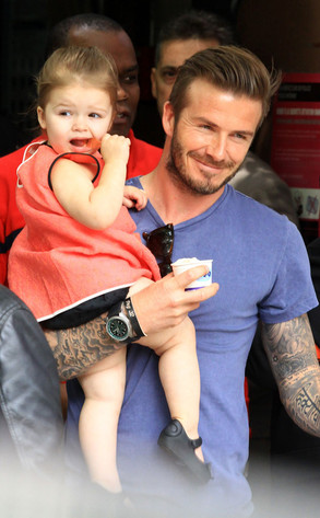Harper Beckham, David Beckham Harper Beckham, David Beckham